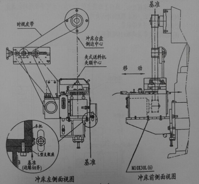 夾式送料機安裝圖紙