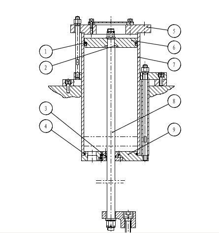 沖床平衡缸結構